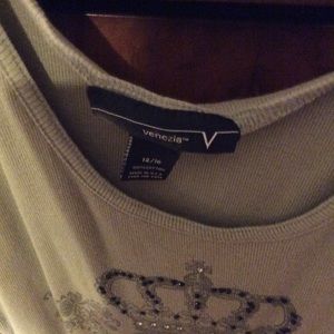 Tops - Venezia Tan Top Size 14/16 Tops - Venezia Tan Top Size 14/16
